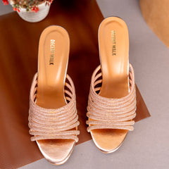Crystal Stripes Luxury Heels DW-16