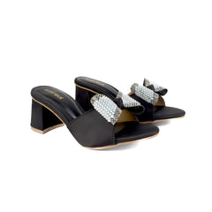 Vionna Pearl Bow Heel Slipper DW-18